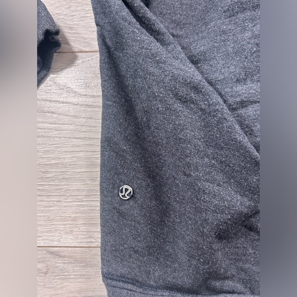 Lululemon To & Flow Wrap Cardigan Heathered Mod Black - Picture 7 of 11